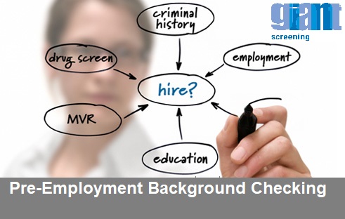 Pre Employment Background Screening